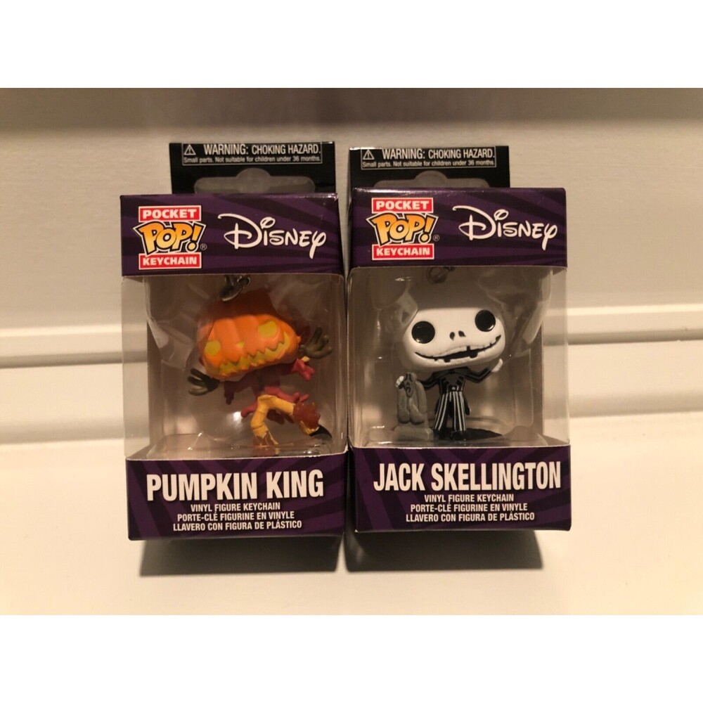 Funko Pocket Pop Keychains Halloween Jack Skellington & Pumpkin King